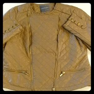 Brown Kate & Mallory Quilted Coat